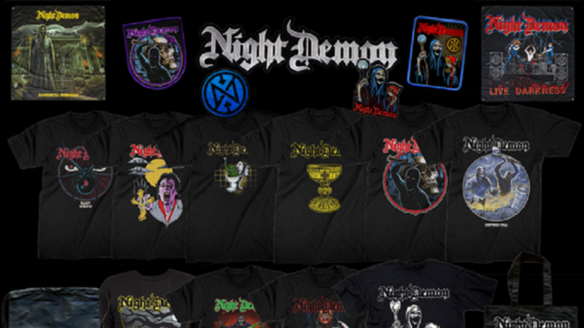 NIGHT DEMON Announce Massive Merch Giveaway; Free To Enter 