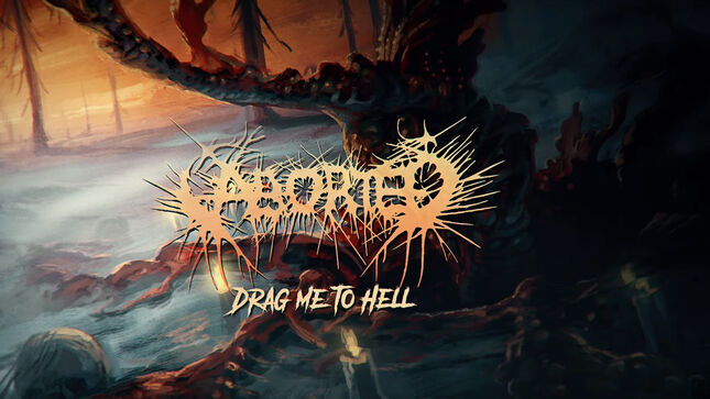 ABORTED Debut Visualizer Video For New Single "Drag Me To Hell"