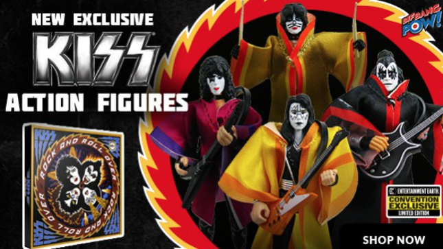 KISS - Rock And Roll Over 3 3/4-Inch Action Figure Deluxe Box Set Available