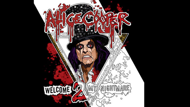 The Official ALICE COOPER Colouring Book Available Next Month; Pre-Order Now