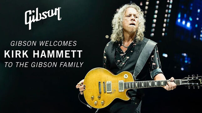 METALLICA - Gibson Welcomes KIRK HAMMETT Back Into The Family; Exclusive Artist Partnership Interview Streaming (Video)