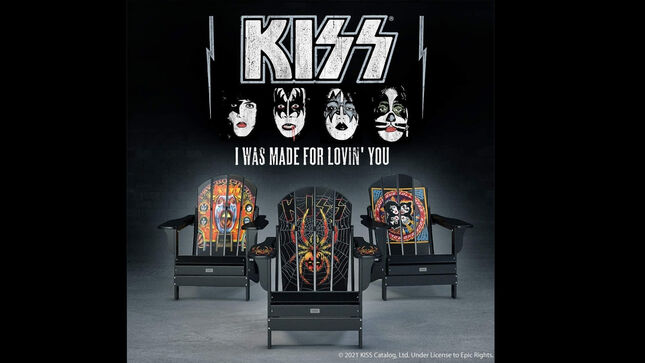 KISS - Officially Licensed Custom Chairs Available Now