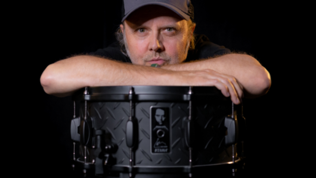 METALLICA - Tama Unveils LARS ULRICH Limited Edition Signature Black Album Snare Drum