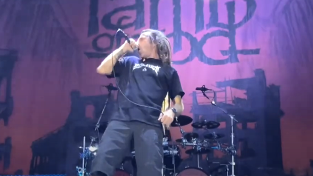 LAMB OF GOD Perform "Memento Mori" And "Remorse Is For The Dead" In Front Of A Live Audience For The First Time (Video)