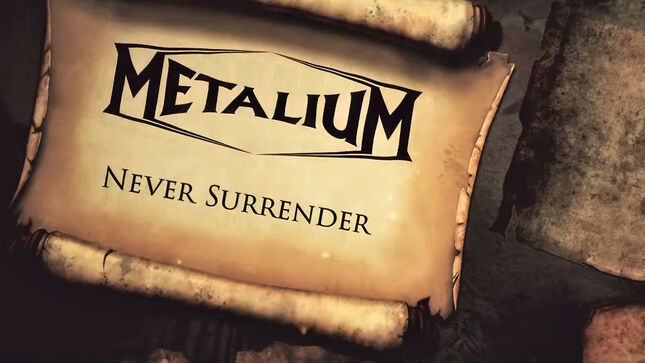 METALIUM - Surviving Members Pay Tribute To Late Bassist / Founder LARS RATZ With "Never Surrender" Single; DON AIREY, JENS BECKER Guest; Lyric Video