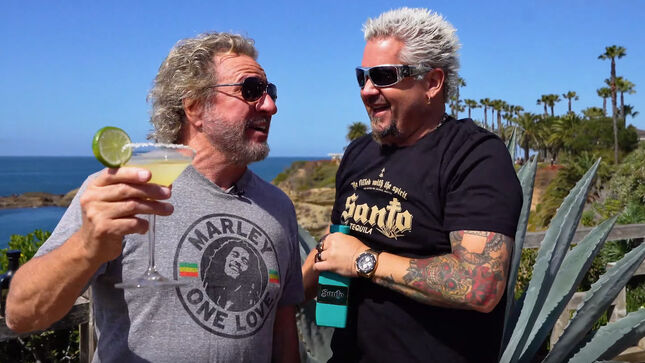 GUY FIERI - "Every Time SAMMY HAGAR Talks To You, It's Just Like He's Talking To A Concert Of 80,000 People"