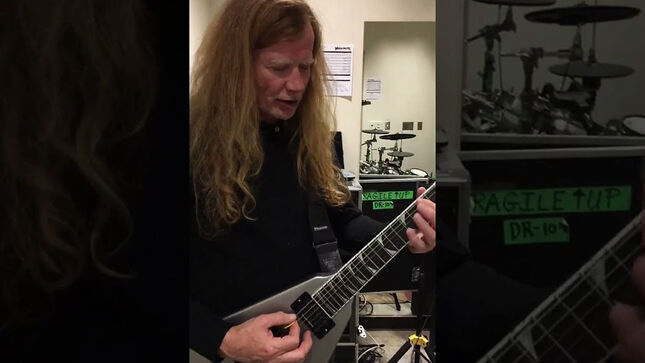 MEGADETH's DAVE MUSTAINE Gives Lesson On How To Play Main Riff In "Tornado Of Souls"; Video