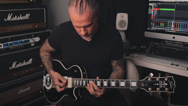 CYHRA Guitarist EUGE VALOVIRTA Teaches You How To Play OZZY OSBOURNE's "No More Tears"
