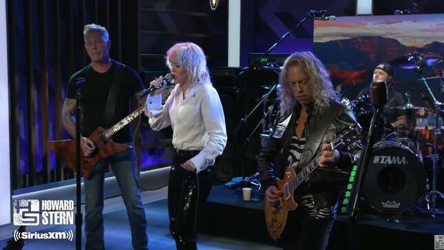 METALLICA Performs “Nothing Else Matters” With MILEY CYRUS On The Howard Stern Show; Video
