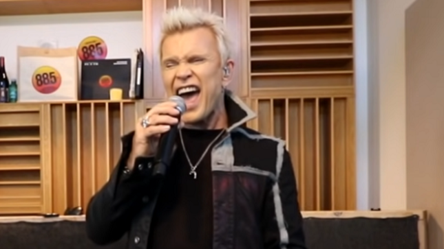 BILLY IDOL - Video Of New Live In-Studio Acoustic Performance