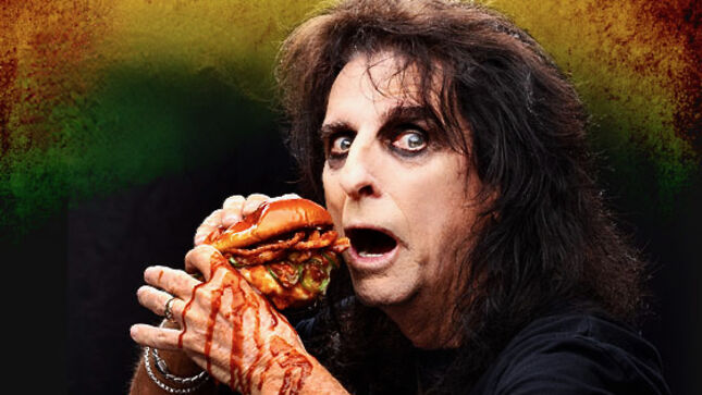 ALICE COOPER And Rock & Brews Restaurants Launch The Poison Burger; Video