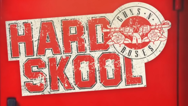 GUNS N' ROSES Play New Song "Hard Skool" Live For The First Time, Fan-Filmed Video