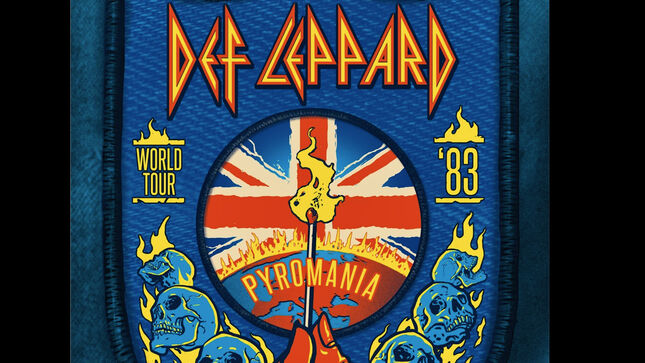 DEF LEPPARD - Officially Licensed Pyromania Print & Patch Available Tuesday