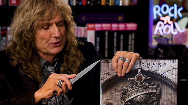 WHITESNAKE's DAVID COVERDALE Unboxes 25th Anniversary Edition Of Restless Heart; Video