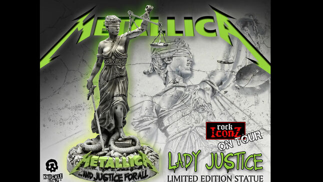 METALLICA - Lady Justice On Tour Series Collectible Figure Available For Pre-Order
