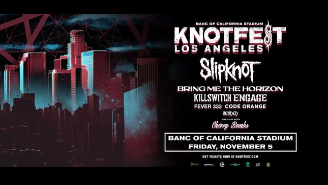 SLIPKNOT Announce First-Ever Livestream From Knotfest LA 2021; Video Trailer