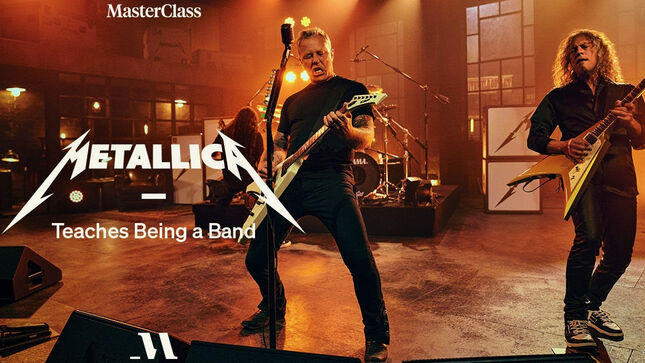 METALLICA Partners With MasterClass To Become Their First Rock Band Instructors; Video Trailer