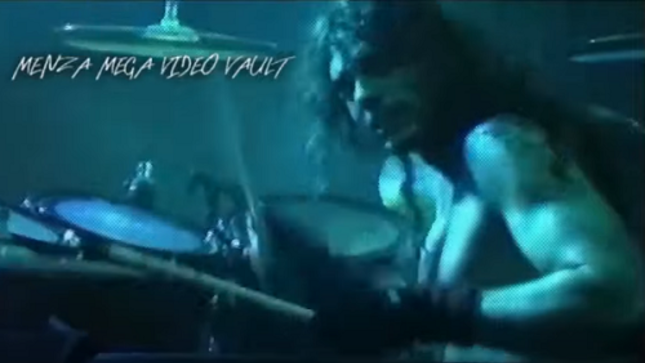 NICK MENZA - Unreleased Drum-Cam Footage Of Late MEGADETH Drummer Performing "The Conjuring" 