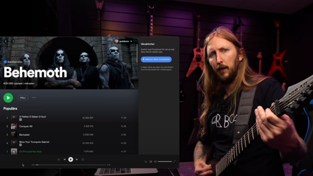 THE HAUNTED Guitarist OLA ENGLUND Learns How To Play BEHEMOTH Classic "Ov Fire And The Void"