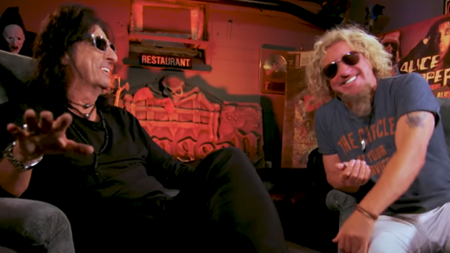 ALICE COOPER And SAMMY HAGAR Talk And Rock At Cooperstown In Phoenix For AXS TV 