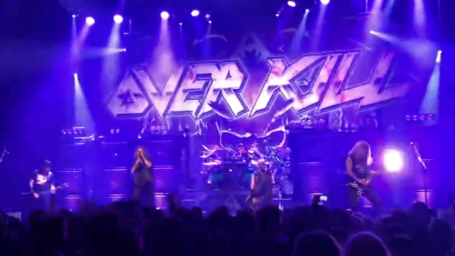 OVERKILL Return To The Stage For The First Time In 609 Days; Fan-Filmed Video Of "Rotten To The Core" Live In New Jersey Streaming