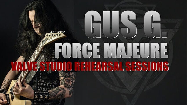 GUS G. Shares "Force Majeure" Video From Valve Studio Rehearsal Sessions