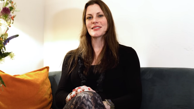 NIGHTWISH Vocalist FLOOR JANSEN Shares New Fan Q&A Video - "To Food Or Not To Food"