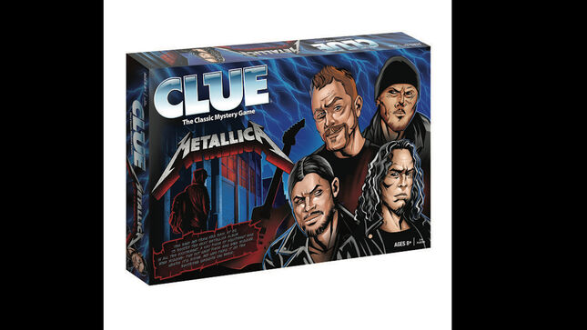 METALLICA Partners With Iconic Mystery Game Clue; New Board Game Available Now