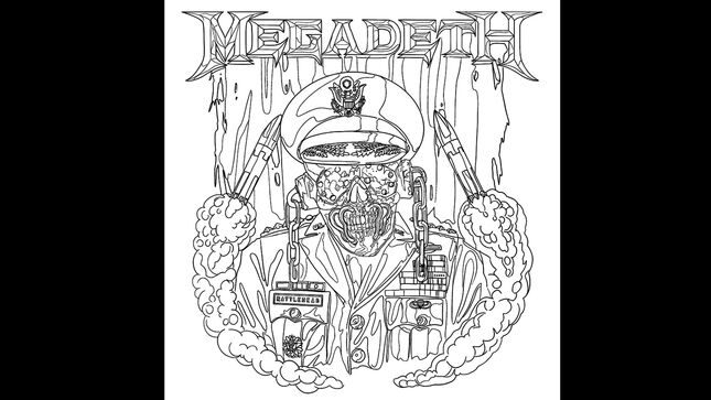 MEGADETH - Official Colouring Book Includes Instant Page Download