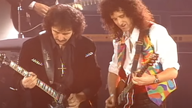 TONY IOMMI Names BRIAN MAY As His Rock God - "His Sound And Style Really Stood Out To Me When I Heard The First QUEEN Album"