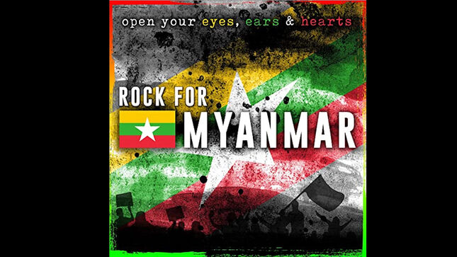 HOOKERS & BLOW, RILEY'S L.A. GUNS, VANILLA FUDGE, PHIL X Featured On Rock For Myanmar Digital Charity Album