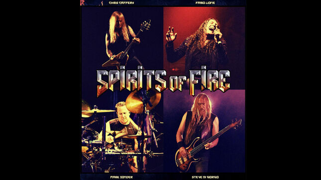 SPIRITS OF FIRE Feat. CHRIS CAFFERY, FABIO LIONE, STEVE DI GIORGIO And MARK ZONDER Streaming Title Track Of Upcoming Embrace The Unknown Album