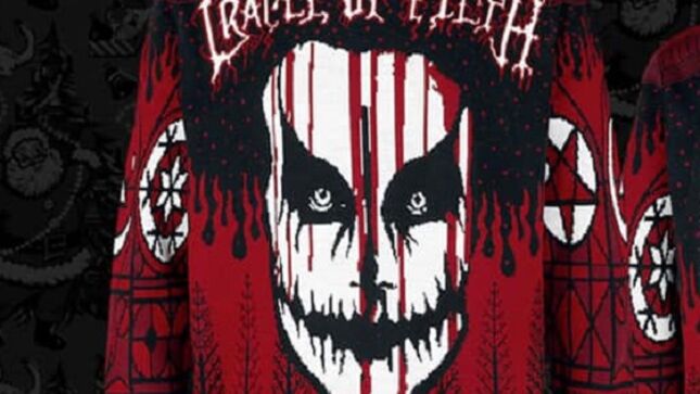 CRADLE OF FILTH - Fully Knitted "Hail Santa" Holiday Sweater Now Available