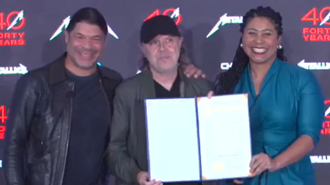 San Francisco Mayor London Breed Proclaims December 16th METALLICA Day