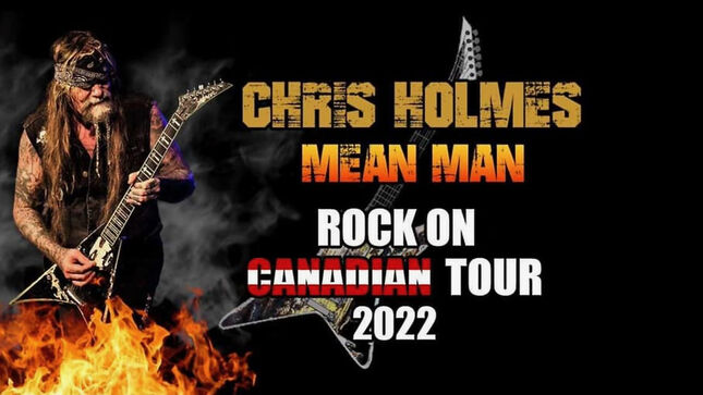 CHRIS HOLMES - Former W.A.S.P. Guitarist Announces "Rock On" Canadian Tour 2022