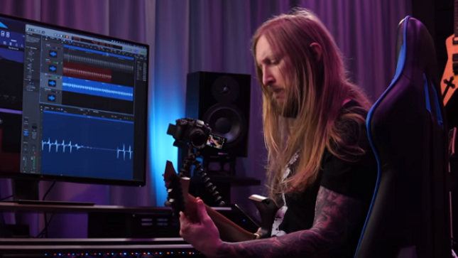 THE HAUNTED Guitarist OLA ENGLUND Test Drives New JOHN PETRUCCI Signature Amplifier Plug-In Software