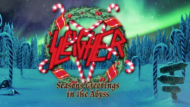 SLEIGHER Feat. Members Of DREAM THEATER, CRADLE OF FILTH, HAKEN And More Release "Seasons Greetings In The Abyss"; Music Video