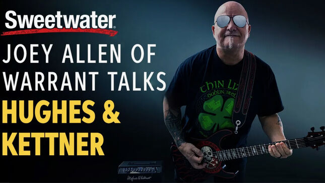 WARRANT Guitarist JOEY ALLEN Discusses Hughes & Kettner Products He Takes On The Road; Video