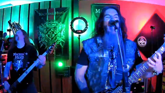 MACHINE HEAD's ROBB FLYNN And JARED MacEACHERN Ring In 2022 With New Year's Eve Edition Of Electric Happy Hour (Video)