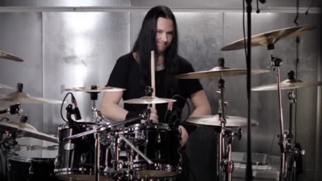 PARADISE LOST / BODOM AFTER MIDNIGHT Drummer WALTTERI VÄYRYNEN Covers BLOODBATH's "Warhead Ritual" (Video)