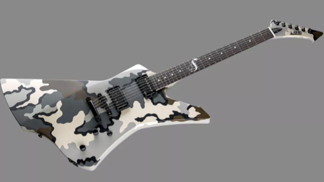 METALLICA - ESP Unveils JAMES HETFIELD Signature Snakebyte Camo Guitar
