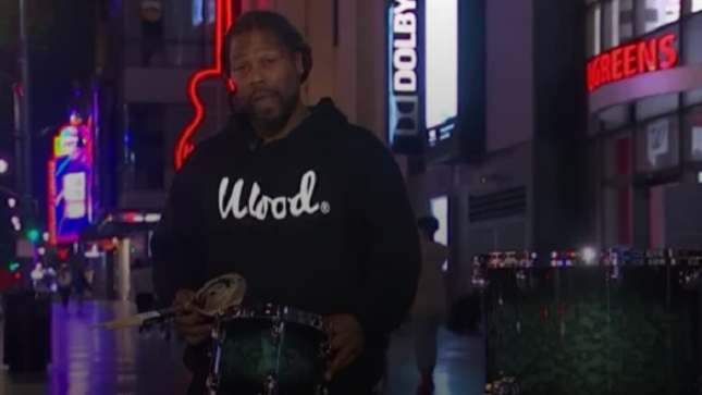METALLICA Replaces LA Street Musician SHERIFF DRUMMAN's Stolen Drum Kit - "We're Honored To Be Able To Help Out A Fellow Artist" 