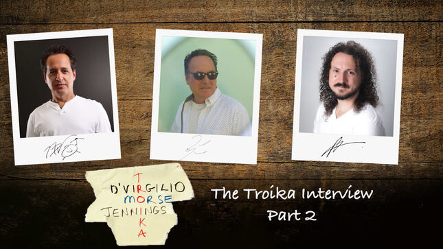 NICK D’VIRGILIO, NEAL MORSE & ROSS JENNINGS - The Troika Interview, Part 2; Video