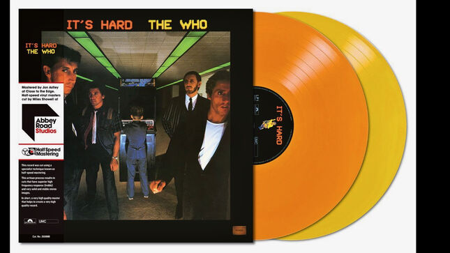 THE WHO - 40th Anniversary 2LP Half-Speed Master Of It's Hard Album Available In April