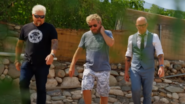 TOOL Frontman MAYNARD JAMES KEENAN Gives SAMMY HAGAR And GUY FIERI A Tour Of His Vineyard On New Episode Of Rock & Roll Road Trip