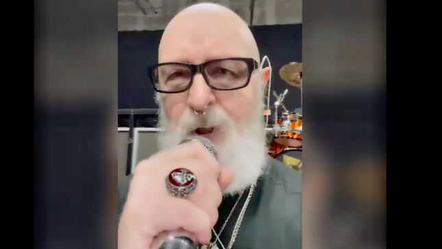 ROB HALFORD Shares Video From JUDAS PRIEST Tour Rehearsals