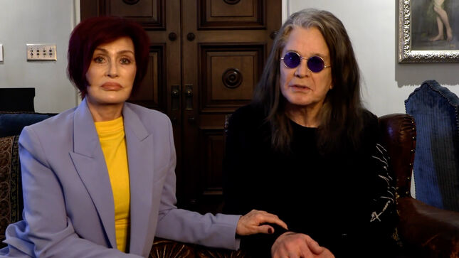 OZZY And SHARON OSBOURNE Share Support For Ukrainian Refugees In New Video Message - "We Cannot Let The Hardships Go Unanswered"