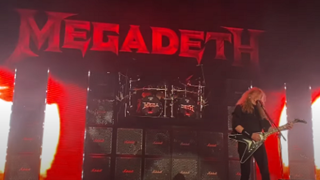 MEGADETH Kicks Off The Metal Tour Of The Year 2022 In Las Vegas, Fan-Filmed Video