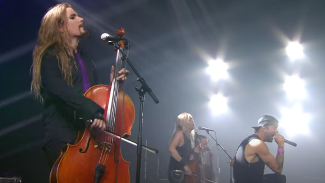 APOCALYPTICA Performs "I'm Not Jesus" With Cocalist FRANKY PEREZ At Graspop Metal Meeting 2016; Pro-Shot Video Streaming