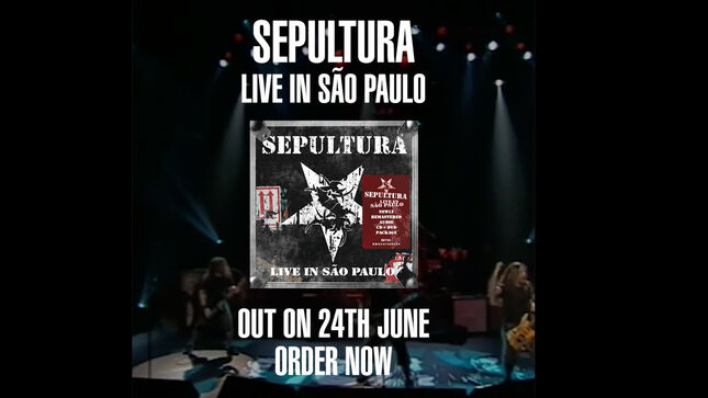 SEPULTURA To Reissue Live In São Paulo On Smokey 2LP And CD+DVD; "Apes Of God" Live Video Streaming